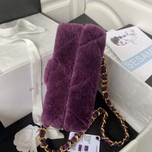 chanel as3498 flap bag shearling purple 006 luxibags.ru .jpg