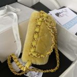 chanel as3498 flap bag shearling yellow 004 luxibags.ru .jpg