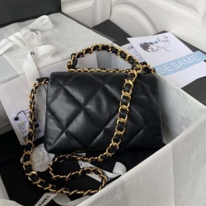 chanel as3499 flap bag lambskin black 002 luxibags.ru .jpg