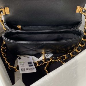 chanel as3499 flap bag lambskin black 006 luxibags.ru .jpg
