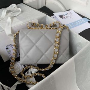 chanel as3499 flap bag lambskin gray 002 luxibags.ru .jpg