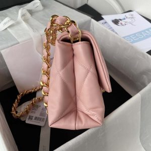 chanel as3499 flap bag lambskin pink 005 luxibags.ru .jpg