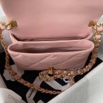 chanel as3499 flap bag lambskin pink 007 luxibags.ru .jpg