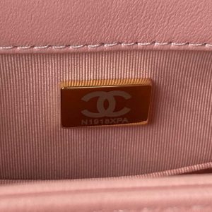 chanel as3499 flap bag lambskin pink 009 luxibags.ru .jpg