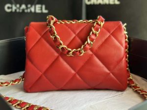 chanel as3499 flap bag lambskin red 004 luxibags.ru .jpg