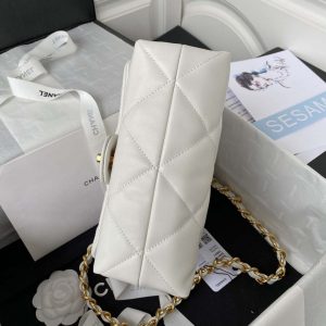 chanel as3499 flap bag lambskin white 006 luxibags.ru .jpg