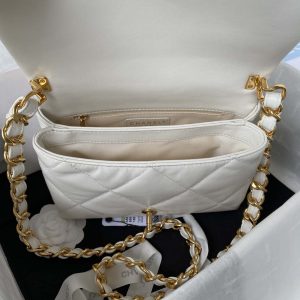chanel as3499 flap bag lambskin white 007 luxibags.ru .jpg