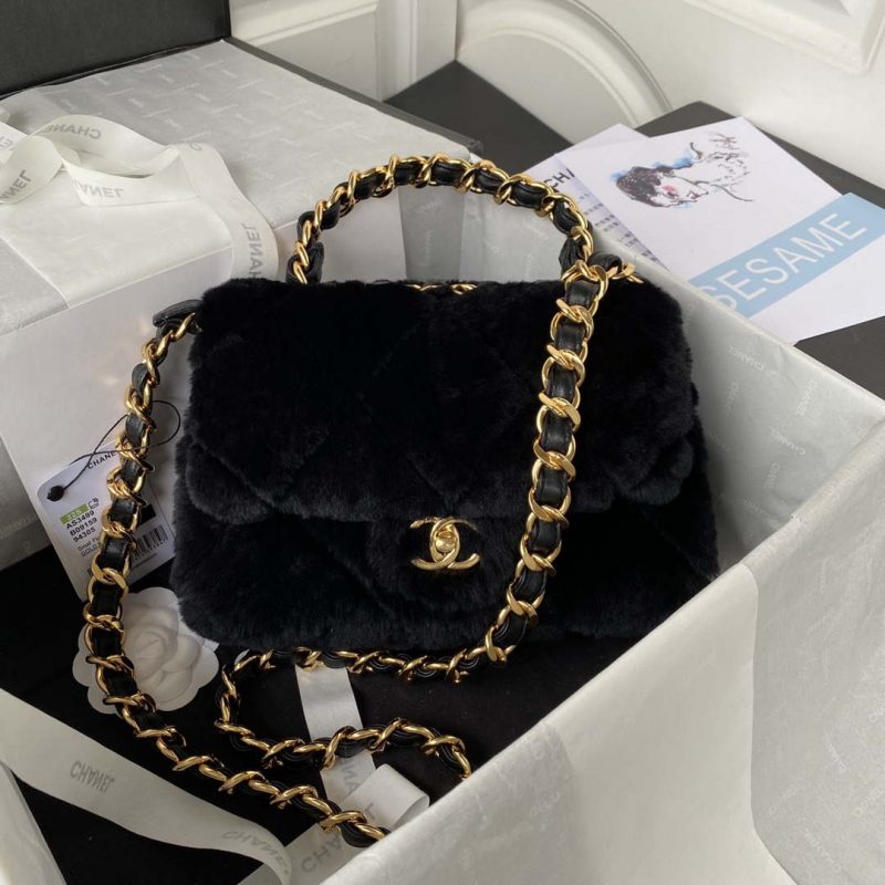 chanel as3499 flap bag shearling black 001 luxibags.ru .jpg