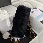 chanel as3499 flap bag shearling black 006 luxibags.ru .jpg