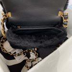 chanel as3499 flap bag shearling black 009 luxibags.ru .jpg