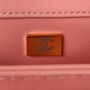 chanel as3499 flap bag shearling pink 009 luxibags.ru .jpg