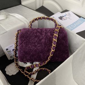 chanel as3499 flap bag shearling purple 002 luxibags.ru .jpg