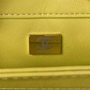 chanel as3499 flap bag shearling yellow 009 luxibags.ru .jpg