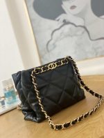 chanel as3502 small tote lambskin black 003 luxibags.ru .jpg
