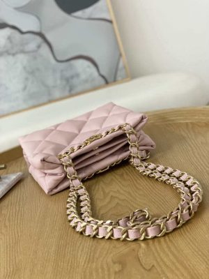 chanel as3502 small tote lambskin pink 007 luxibags.ru .jpg