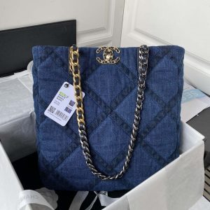 chanel as3519 chanel 23k shopping bag denim blue 001 luxibags.ru .jpg