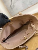 chanel as3519 chanel19 shopping bag shiny lambskin brown 008 luxibags.ru .jpg