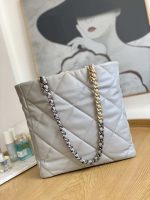 chanel as3519 chanel19 shopping bag shiny lambskin gray 002 luxibags.ru .jpg