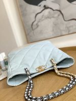 chanel as3519 chanel19 shopping bag shiny lambskin light blue 005 luxibags.ru .jpg