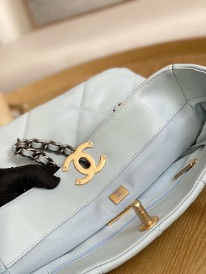 chanel as3519 chanel19 shopping bag shiny lambskin light blue 007 luxibags.ru .jpg