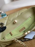 chanel as3519 chanel19 shopping bag shiny lambskin light yellow 006 luxibags.ru .jpg