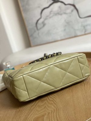 chanel as3519 chanel19 shopping bag shiny lambskin light yellow 009 luxibags.ru .jpg