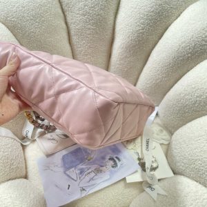 chanel as3519 chanel19 shopping bag shiny lambskin pink 003 luxibags.ru .jpg