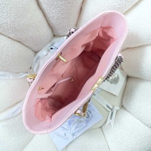 chanel as3519 chanel19 shopping bag shiny lambskin pink 008 luxibags.ru .jpg