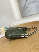 chanel as3562 hobo handbag lambskin dark green 004 luxibags.ru .jpg