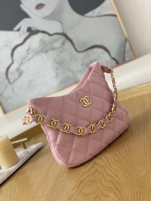 chanel as3562 hobo handbag lambskin pink 003 luxibags.ru .jpg