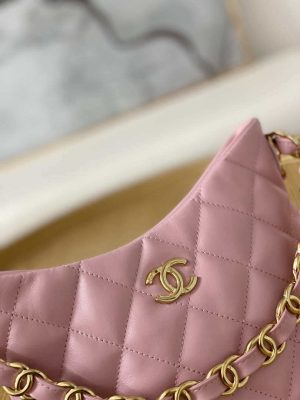 chanel as3562 hobo handbag lambskin pink 004 luxibags.ru .jpg