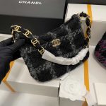 chanel as3562 hobo handbag wool tweed black 001 luxibags.ru .jpg