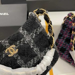 chanel as3562 hobo handbag wool tweed black 003 luxibags.ru .jpg