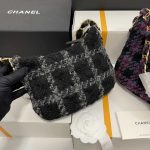 chanel as3562 hobo handbag wool tweed black 009 luxibags.ru .jpg