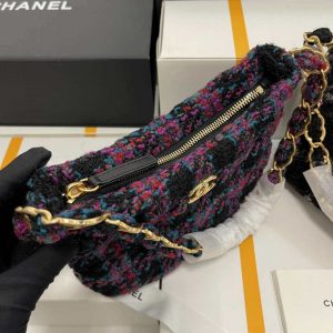 chanel as3562 hobo handbag wool tweed purple 004 luxibags.ru .jpg