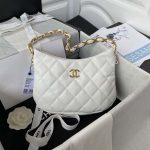 chanel as3562 ssmall hobo handbag lambskin white 001 luxibags.ru .jpg