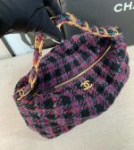 chanel as3564 maxi hobo bag wool tweed gold tone metal purple 002 luxibags.ru .jpg