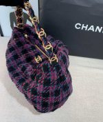 chanel as3564 maxi hobo bag wool tweed gold tone metal purple 004 luxibags.ru .jpg