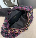 chanel as3564 maxi hobo bag wool tweed gold tone metal purple 009 luxibags.ru .jpg