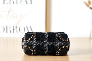 chanel as3572 small flap bag wool tweed black 006 luxibags.ru .jpg