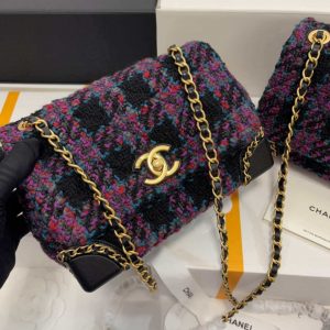 chanel as3572 small flap bag wool tweed purple 004 luxibags.ru .jpg