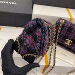 chanel as3572 small flap bag wool tweed purple 006 luxibags.ru .jpg