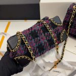 chanel as3572 small flap bag wool tweed purple 008 luxibags.ru .jpg