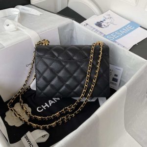 chanel as3580 small flap bag lambskin lambskin gold tone metal black 002 luxibags.ru .jpg