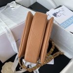 chanel as3580 small flap bag lambskin lambskin gold tone metal brown 006 luxibags.ru .jpg