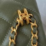 chanel as3580 small flap bag lambskin lambskin gold tone metal green 004 luxibags.ru .jpg