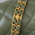 chanel as3580 small flap bag lambskin lambskin gold tone metal green 005 luxibags.ru .jpg