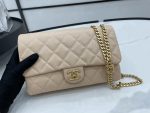 chanel as3609 flap bag lambskin lambskin gold tone metal apricot 002 luxibags.ru .jpg