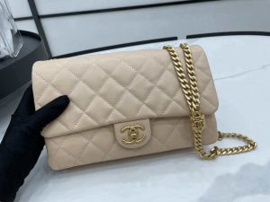 chanel as3609 flap bag lambskin lambskin gold tone metal apricot 002 luxibags.ru .jpg