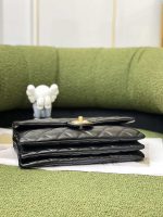 chanel as3609 flap bag lambskin lambskin gold tone metal black 005 luxibags.ru .jpg